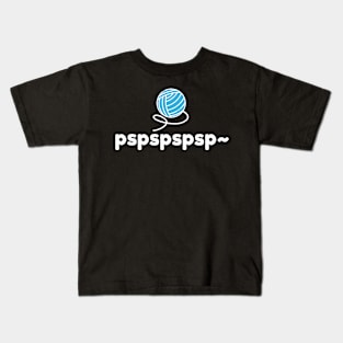 pspspspsp cat Kids T-Shirt